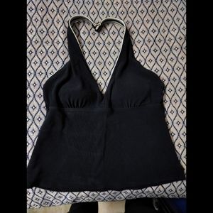 Ribbed Backless Top